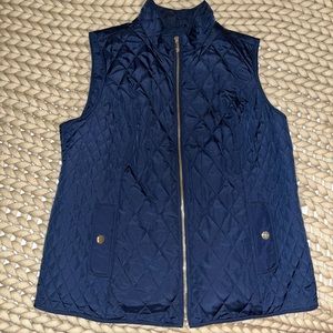Charter Club navy vest